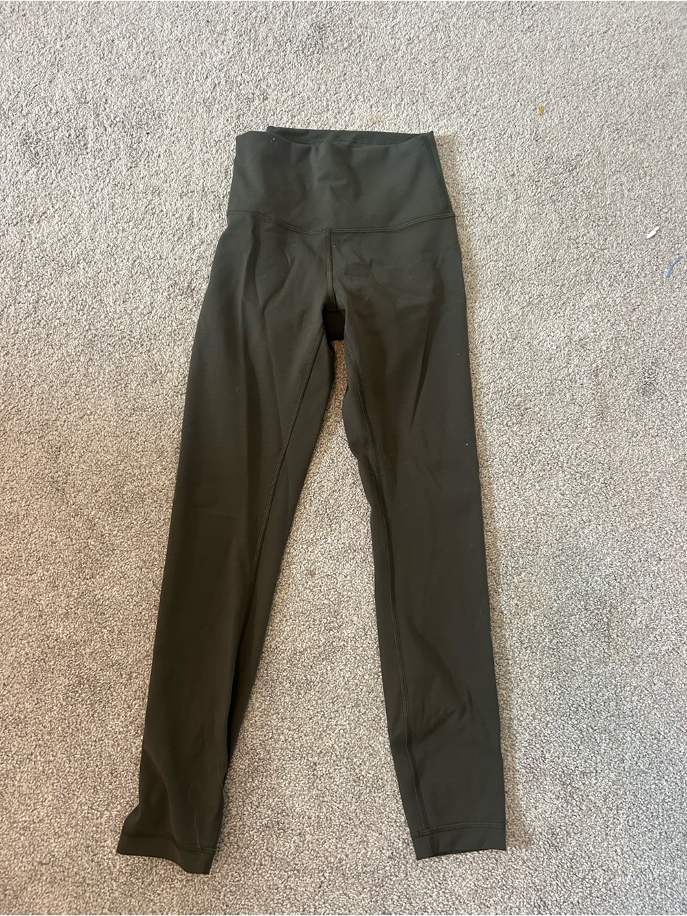 Lululemon High-Waist Olive green Leggings